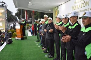 La convivencia deportiva la presidió Salvador Cienfuegos Zepeda, secretario de la Defensa Nacional.