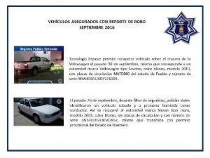 Reporte de enero a septiembre