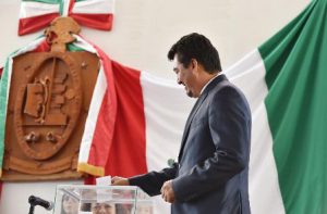 Juan Mendoza Reyes, coordinador de la Fracción Parlamentaria del PAN.