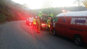 Ocurrió a la altura de  la agencia de policía de San Antonio de Padua, Sola de Vega.