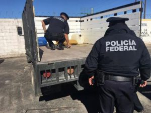 En doble fondo de un camión