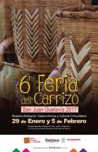 6ª Feria del Carrizo en San Juan Guelavía.