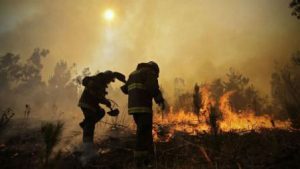 En apoyo al Gobierno de Chile por incendios forestales