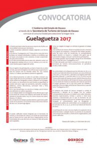 Convocatoria para crear la imagen de la Guelaguetza 2017