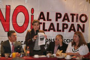 Margarita Guevara, actora en el Juicio de Amparo, dio a conocer que la parte fundamental del juicio de amparo está basada en la protección de los derechos humanos que han sido violados a la comunidad y a los afectados directamente por la obra.