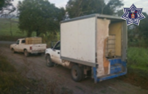 Llevaban contenedores con hidrocarburo