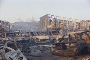 Provoca incendio