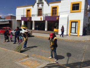 Embellecen cabecera municipal