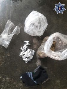 Interno tenía cristal y marihuana