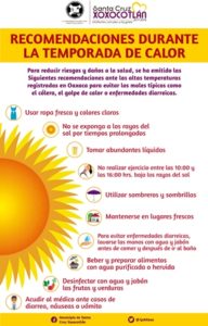 Difunden medidas preventivas