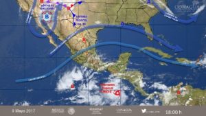 Depresión tropical “UNO-E”