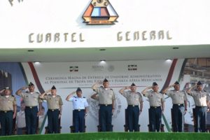 Explanada “Damián Carmona”, en el Campo Militar número 1-A, Ciudad de México.