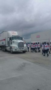 Descargan mil 500 despensas y 10 mil 200 frascos de repelente para mosquitos.