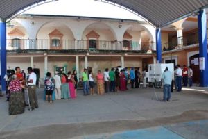 En Xadani se dio una muy alta participación ciudadana del 67.52 por ciento.