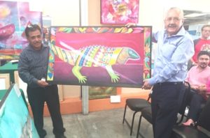 Maestros expositores donarán el 50 por ciento de la venta obtenida de sus obras.