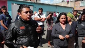 El dirigente pidió a vecinos de la Reforma Agraria apoyo en caso de seguir siendo amenazado.