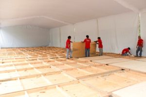 Espacio de encuentro entre los productores para la comercialización de sus productos.