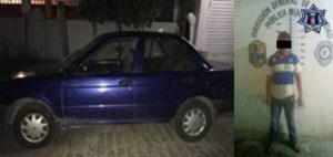 Vladimir HM conducía el automóvil que momentos antes había sido robado.