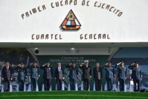 Las armas fueron inspeccionadas, desorganizadas y cortadas.