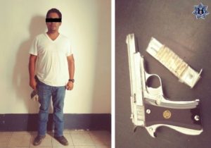 Los detenidos y las armas fueron puestos a disposición de autoridades federales.