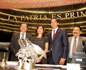 Alcalá Ruiz se desempeñó como senadora de la República y vicepresidenta de la Mesa Directiva del Senado.