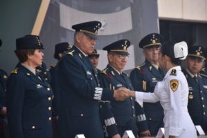 Recibieron título, certificado de estudios y patente de subtenientes enfermeras 44 graduadas.