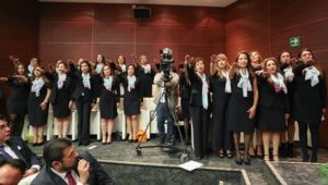 Toma de protesta de la mesa directiva de la organización Mujeres de México y el Mundo A.C.