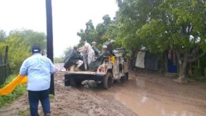 Por el paso de tormenta “Lidia”