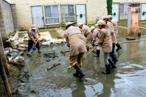 Familias afectadas por las lluvias