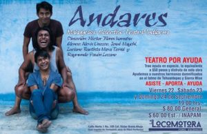 Andares, obra de teatro por ayuda.