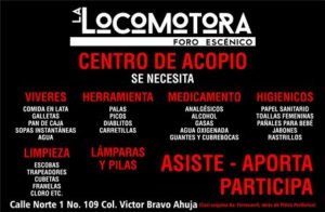 Instaló La Locomotora, Foro Escénico
