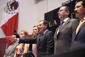 Vicepresidentes: Graciela Ortiz González, del PRI; César Octavio Pedroza Gaitán, del PAN; y David Monreal Ávila, del PT.