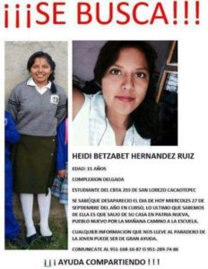 La última vez se le vio salidneo de su casa