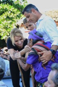 Doña María Vicenta. Mujer de 76 años perdió su patrimonio al derrumbarse su vivienda.