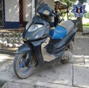 Aseguran tres motocicletas