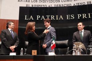 “La relación de amistad entre Canadá y México está anclada en la verdad, el respeto y los valores compartidos”, escribió.