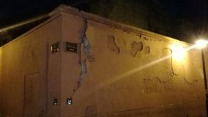 Reportan daños materiales menores