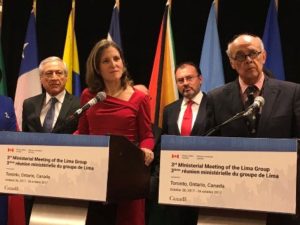 Acordaron reunirse en Chile en enero del 2018.