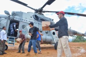 A la fecha se han entregado mil 303 toneladas de víveres en pueblos y comunidades.