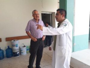 Constató la operación de los servicios y avances que registran los trabajos de reconstrucción.