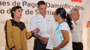 Previamente se llevó a cabo un censo para determinar el número de damnificados en la entidad.