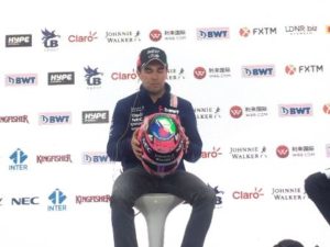 “Checo” señaló que siempre es un gran gusto correr ante los apasionados aficionados mexicanos en un Gran Premio muy especial.