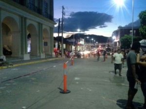 La percepción del movimiento telúrico fue mayor en el Istmo.