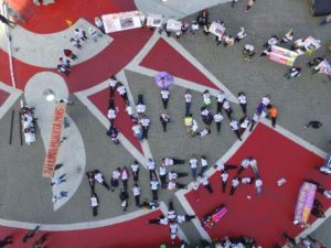 “Por eso es que esta participación de las mujeres aquí en Ecatepec, es para decir ya basta".