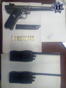 Portaban un arma de fuego