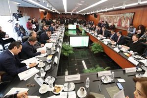 Ocho gobernadores pidieron al Senado de la República aprobar la minuta que expide la Ley de Seguridad Interior.