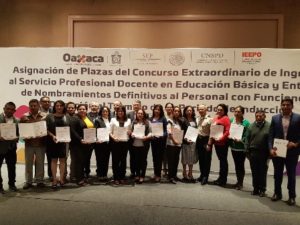 La asignación de las plazas es por el esfuerzo y dedicación de las y los aspirantes.