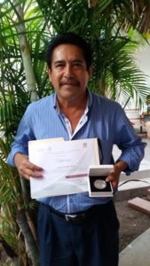 Jehú Juárez Rivera, 35 años de servicio en el área de Vectores.