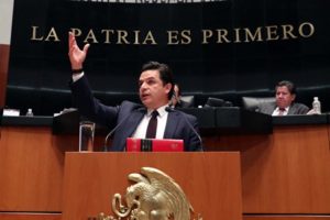 Discusión y votación en lo general: En este apartado de la sesión, se inscribieron 39 senadoras y senadores para razonar su voto.