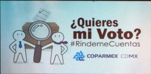 Campaña que inició hoy la COPARMEX CDMX